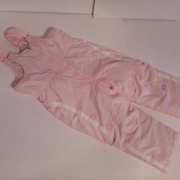 Girl's pink snow bib sz 3T - Picture 1 of 16